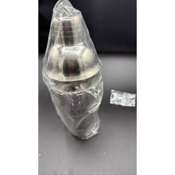 Stainless Steel Cocktail Shaker Mid-Century Modern Barware 26 - Picture 1 of 2